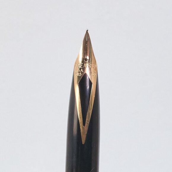 Sheaffer 14K Gold Nib Fountain Pen / Burgundy Marbled / Made in USA - Picture 8 of 15